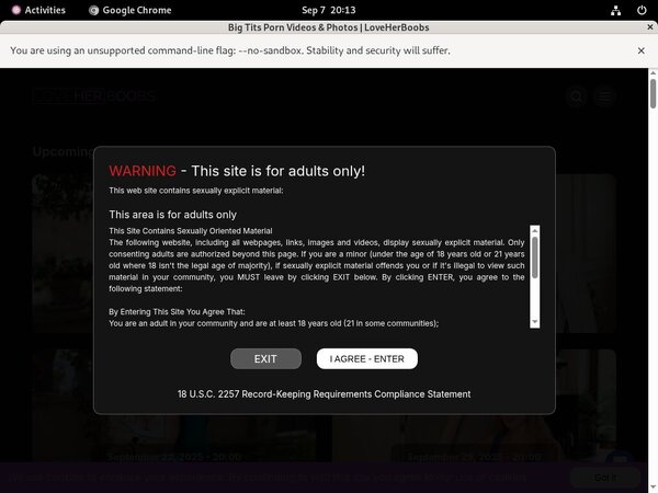 Password Free Loveherboobs.com