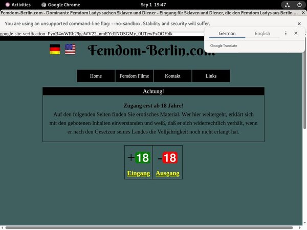 Femdom-berlin.com Web Site