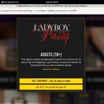 Ladyboy Pussy Shop